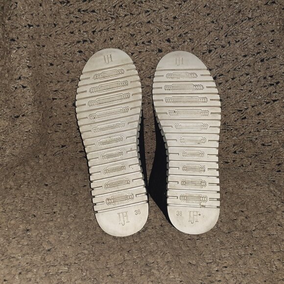 ILSE JACOBSEN-Tulip-Black Nubuck-Sz 38-Excellent - Picture 8 of 8